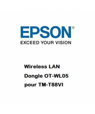 Adaptateur ( dongle) WIFI pour les imrimante EPSON TM-T88VII, TM-T88VI,  TM-T88V, TM-T20III (LAN), TM-m30II, CW4000